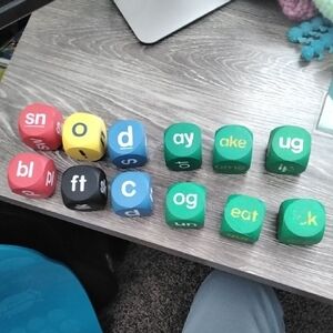 Literacy Foam Dice
